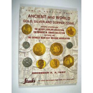 Stacks 1997 Auction Catalog Ancient World Coins Gold and Silver Paperback